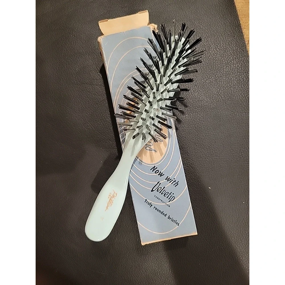 Vintage Phillips Brush‎ 31 Nylon Bristles Hair Brush 7 Row Style Brush Teasing
